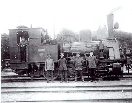 Lokomotive der Kleinbahnstecke